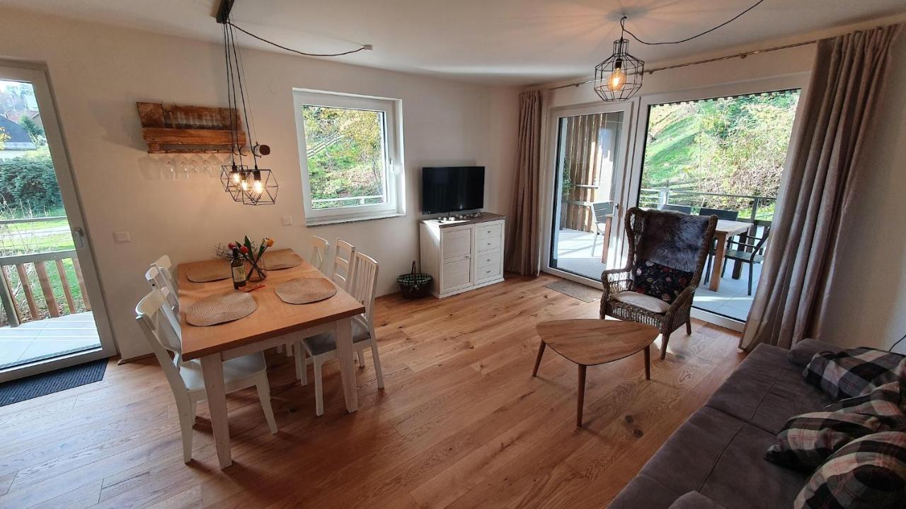 Ferienwohnung Edelbach Deluxe Sattendorf Dış mekan fotoğraf
